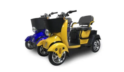 E-Scooter (Automatisk, 1 kWt, 3 Platser)