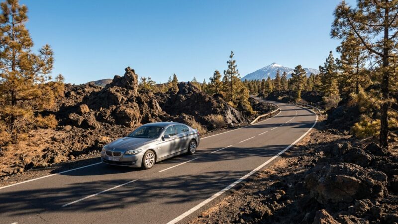 Att köra BMW 5-serien på Teneriffa: Vår recension