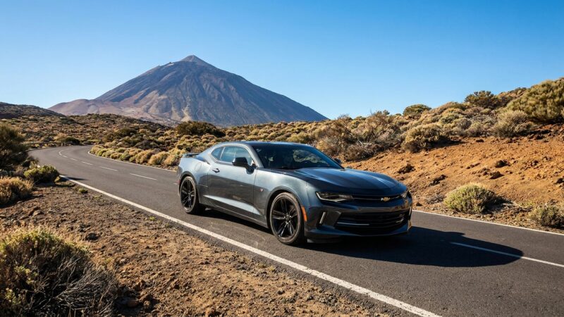 Körrecension av Chevrolet Camaro: Vägtest på Tenerife