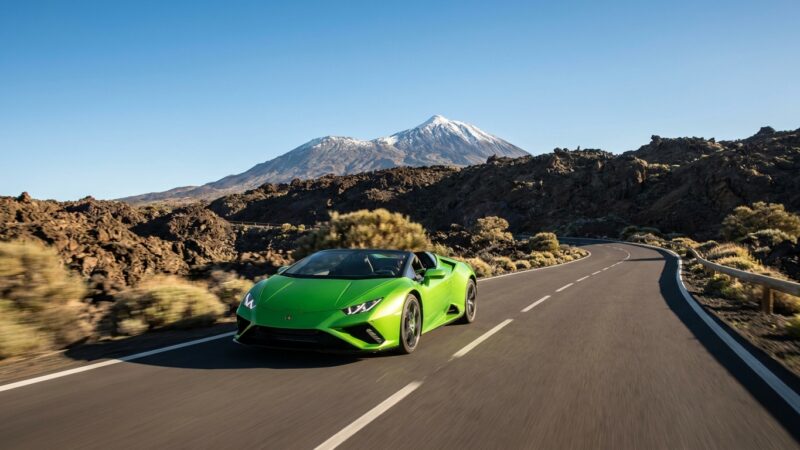 Lamborghini Huracan EVO Spyder Tenerife Körrecension