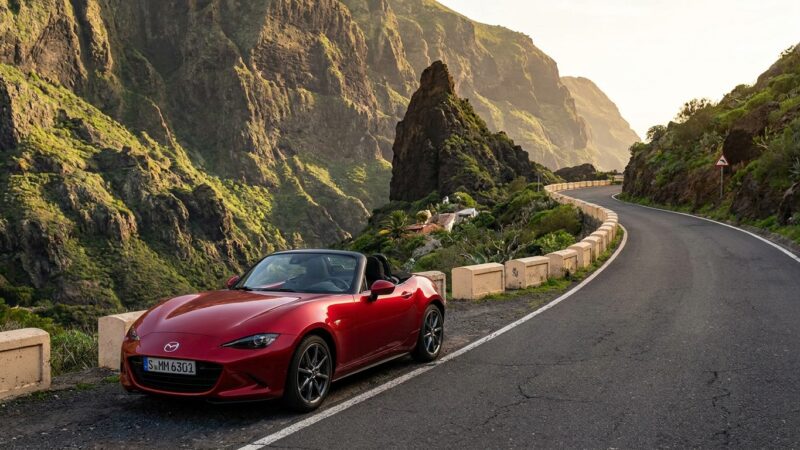 Mazda MX-5 Cabrio 2.0 Körrecension på Teneriffa