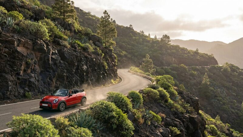 MINI Cabrio körrecension på Teneriffa: Vägar, rutter och tips