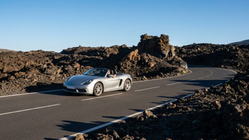 Porsche 718 Boxster Körrecension på Teneriffa