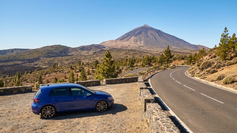 Volkswagen Golf R körrecension på Teneriffa